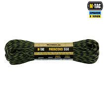 M-Tac паракорд 550 type III 30m Black & Army Green– Милитарист
