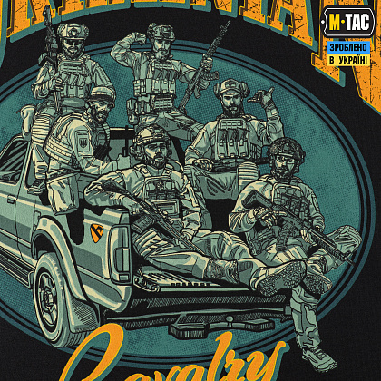 M-Tac футболка Ukrainian Cavalry Black– Милитарист - фото 6