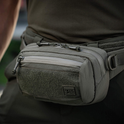 M-Tac сумка City Waist Bag с липучкой Lite-C Elite Ranger Green– Милитарист - фото 13