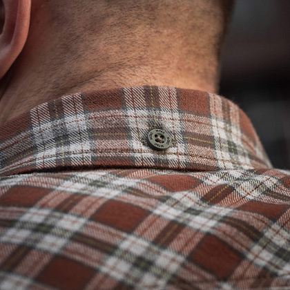 M-Tac сорочка Lumberjack Cotton Shirt Brown/Grey– Мілітарист - зображення 14