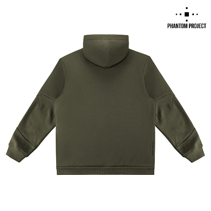 Phantom Project/M-Tac кофта Hoodie Zipper semi-raglan PE Ranger Green– Мілітарист - зображення 2