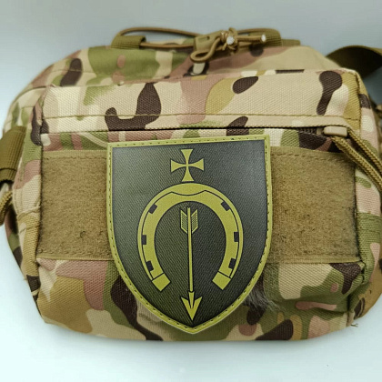 Шеврон ЗСУ 154 ОМБр 2025 рік олива– Мілітарист - зображення 3