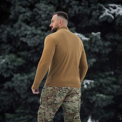 M-Tac термосорочка фліс Delta Level 2 Hex Coyote– Мілітарист - зображення 10