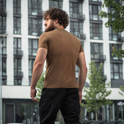 M-Tac футболка 93/7 Summer Comfort Fit Coyote Brown– Милитарист - фото 8