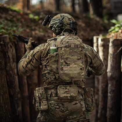 M-Tac рюкзак Sturm з ергономічними лямками Elite Multicam– Мілітарист - зображення 6