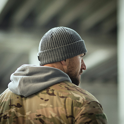 M-Tac шапка в'язана 100% акрил Grey– Мілітарист - зображення 14