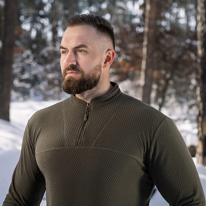 M-Tac термосорочка фліс Delta Level 2 Hex Dark Olive– Мілітарист - зображення 19