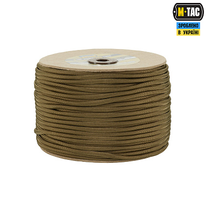 M-Tac паракорд PowerCord1000 100m Coyote– Мілітарист - зображення 3