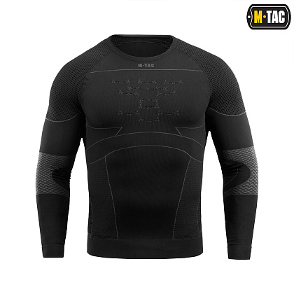 M-Tac терморубашка компрессионная Black/Dark Grey– Милитарист - фото 2