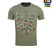 M-Tac футболка Тризуб калина camo Light Olive– Мілітарист - мініатюра 3