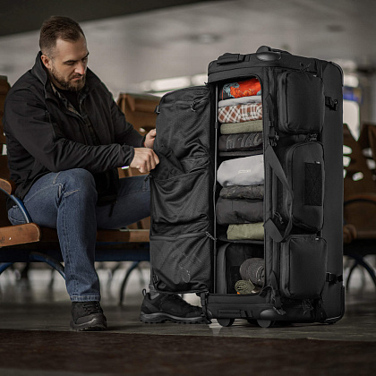 M-Tac сумка транспортна 185л Black– Мілітарист - зображення 47