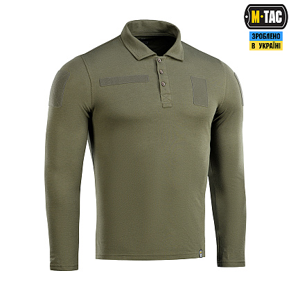 M-Tac поло тактичне довгий рукав 65/35 Army Olive– Мілітарист - зображення 3