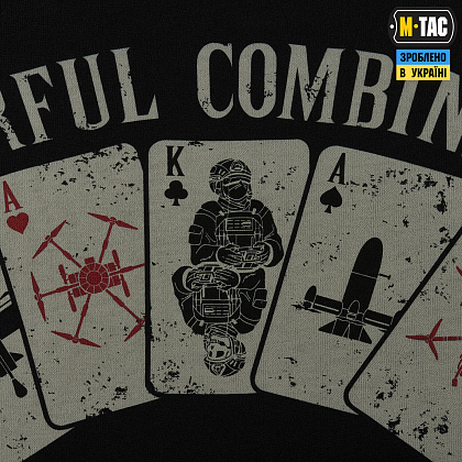 M-Tac футболка Powerful Combination Cotton Hard Black– Мілітарист - зображення 9