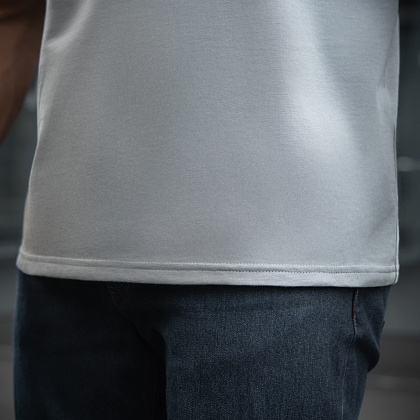 M-Tac футболка Cotton Hard Oversize Light Grey– Милитарист - фото 14