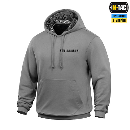 M-Tac кофта Hoodie My Home is my Castle Oversize Hard Light Grey– Мілітарист - зображення 2