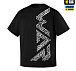 M-Tac футболка WAR Cotton Hard Black/White– Мілітарист - мініатюра 1