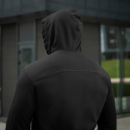 M-Tac кофта Hoodie Born by Revolution Black– Милитарист - фото 15