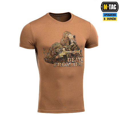M-Tac футболка Sniper Coyote Brown - зображення 3 M-Tac футболка Sniper Coyote Brown– Мілітарист - зображення 3