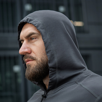 M-Tac кофта Hoodie Born by Revolution Dark Grey– Милитарист - фото 19