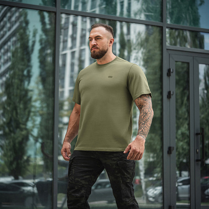 M-Tac футболка Cotton Hard Oversize Light Olive– Мілітарист - зображення 7
