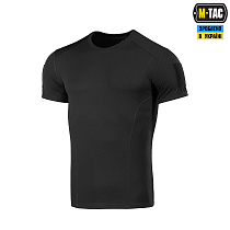 M-Tac футболка потовідвідна Athletic Velcro Black– Мілітарист