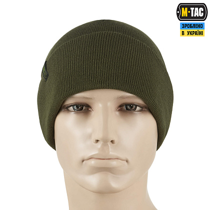 M-Tac шапка тонкая вязка 100% акрил Olive– Милитарист - фото 2