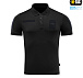 M-Tac поло Elite Tactical Coolmax Black/Dark Navy Blue– Мілітарист - мініатюра 2