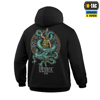 M-Tac кофта Hoodie Ragnarok Cotton Hard Black– Милитарист - фото 5