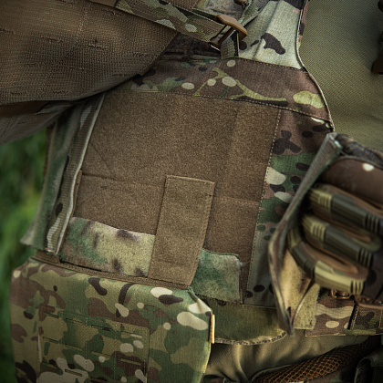 M-Tac фартух протиуламковий з балістичним пакетом 1 клас (BRONYX) Laser Cut Multicam– Мілітарист - зображення 14