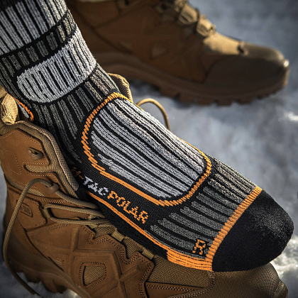 M-Tac шкарпетки Polar Merino 40% Black– Мілітарист - зображення 13
