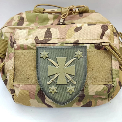 Шеврон ПВХ ЗСУ 116 ОМБр олива– Мілітарист - зображення 2