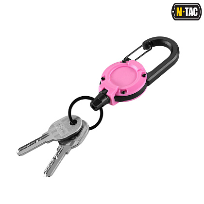 M-Tac карабин с тросиком для ключей Pink– Милитарист - фото 4