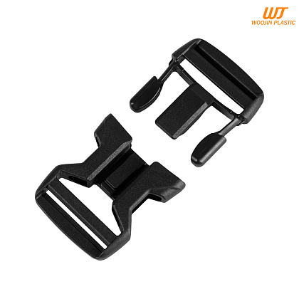 Woojin Plastic фастекс с замком Dual Double Lock Champion 38mm Black– Милитарист - фото 3