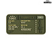 Ragnarock нашивка TICKET to the WAR Olive– Мілітарист - мініатюра 1