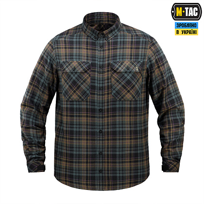 M-Tac сорочка Lumberjack Merino Cold Weather Blue/Yellow– Мілітарист - зображення 2