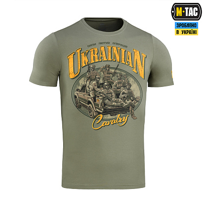 M-Tac футболка Ukrainian Cavalry Light Olive– Мілітарист - зображення 3