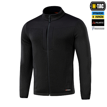 M-Tac кофта Senator Fleece Polartec Black - зображення 1 M-Tac кофта Senator Fleece Polartec Black– Мілітарист - зображення 1