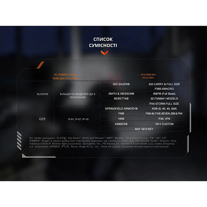 Fenix ліхтар до пістолета GL19RV20– Мілітарист - зображення 19