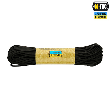 M-Tac паракорд 550 type III Black 30м - зображення 2 M-Tac паракорд 550 type III Black 30м– Мілітарист - зображення 2