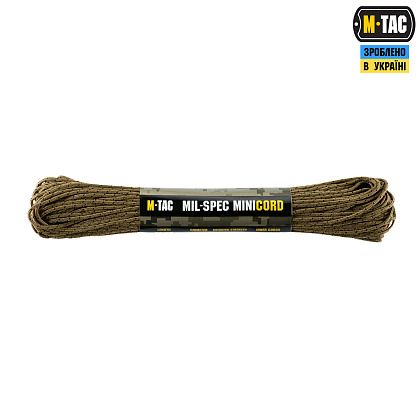 M-Tac паракорд Minicord Mil-Spec 30m Coyote USMC– Мілітарист - зображення 1
