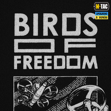 M-Tac футболка Birs of freedom Cotton Hard Black– Мілітарист - зображення 7