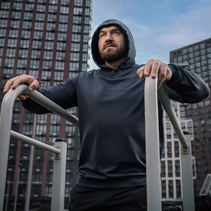 M-Tac кофта Hoodie Born by Revolution Indigo Blue– Мілітарист - зображення 9