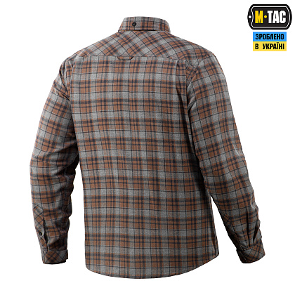 M-Tac рубашка Lumberjack Merino Cold Weather Grey/Brown– Милитарист - фото 4