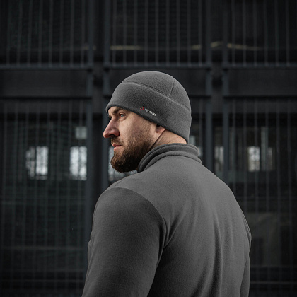 M-Tac шапка Watch Cap Polartec Cold Weather Dark Grey– Мілітарист - зображення 15