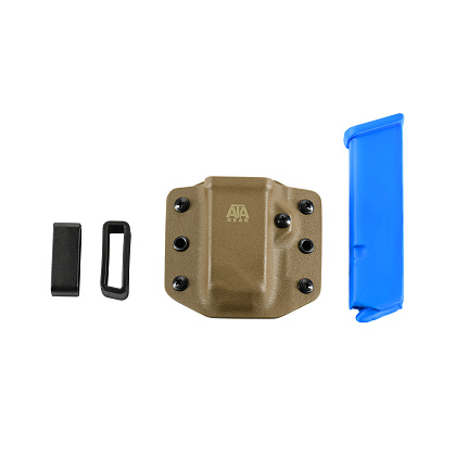 ATA Gear паучер модель Pouch ver.1 для Glock - 17/22/47 Coyote Brown правша/левша– Милитарист - фото 5