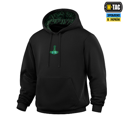 M-Tac кофта Hoodie Ragnarok Night Vision Cotton Hard Black– Мілітарист - зображення 2