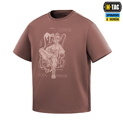 M-Tac футболка Hunter pilots Cotton Hard Ash Rose– Мілітарист - зображення 1