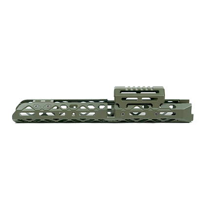 Крук цевье для АК длинное с креплением M-Lok и коротким мостом OD Green (1U004A)– Милитарист - фото 4