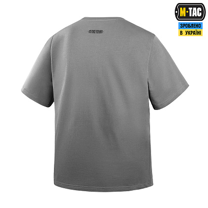 M-Tac футболка Defense Cotton Hard Oversize Light Grey– Мілітарист - зображення 4