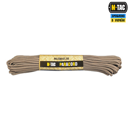 M-Tac паракорд 550 type III 15m Foliage/Tan Stripe– Мілітарист - зображення 1